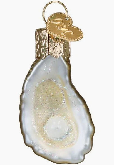 Old World Christmas Ornament OYSTER WITH PEARL