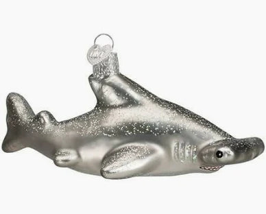 Old World Christmas Ornament HAMMERHEAD SHARK