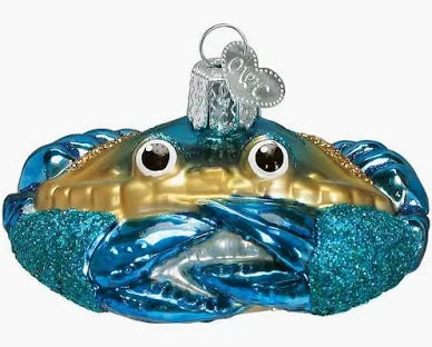 Old World Christmas Ornament BLUE CRAB
