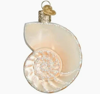 Old World Christmas Ornament NAUTILUS SHELL