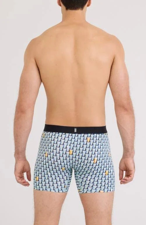 SAXX M Droptemp Cooling Cotton Boxer GRAB A BEER