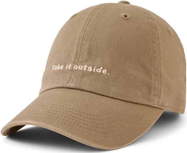 Life is Good Chill Cap Take it Outside MUSHROOM BROWN