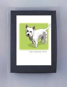 Paper Russells Dog Notecards WESTIE