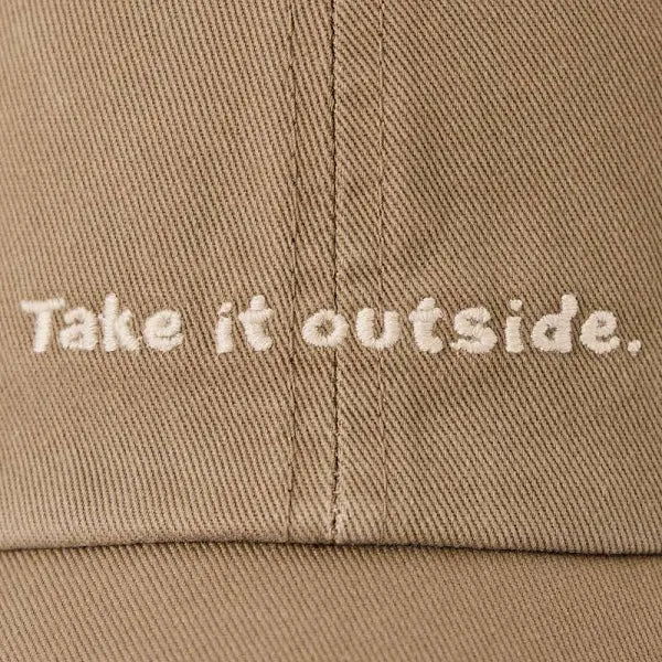 Life is Good Chill Cap Take it Outside MUSHROOM BROWN