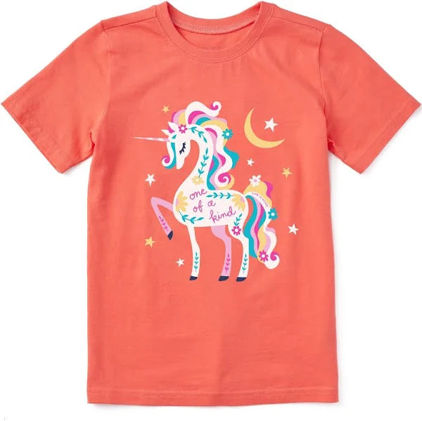 Life is Good Kids SS Crusher One of a Kind Tee MANGO