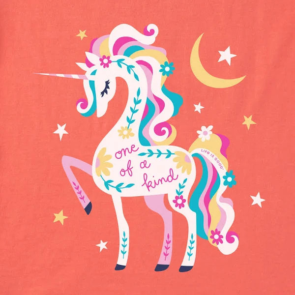 Life is Good Kids SS Crusher One of a Kind Tee MANGO