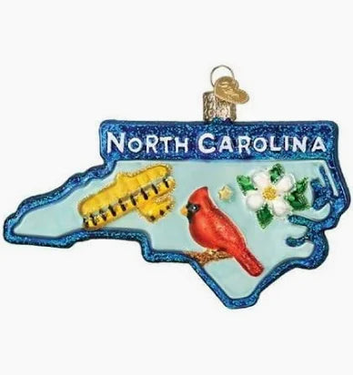 Old World Christmas Ornament NORTH CAROLINA