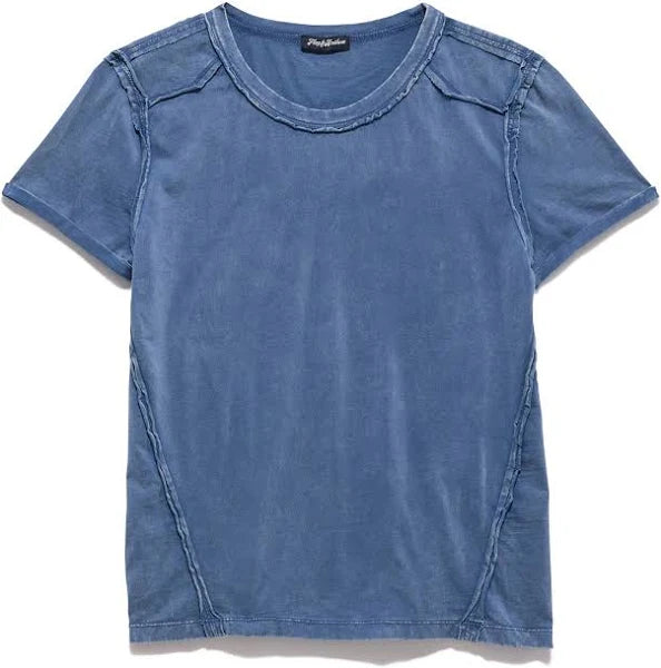 Flag & Anthem W SS Juliette Western Tee WASHED INDIGO