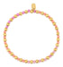 Pura Vida Ball Bead & Stone Stretch Bracelet GOLD