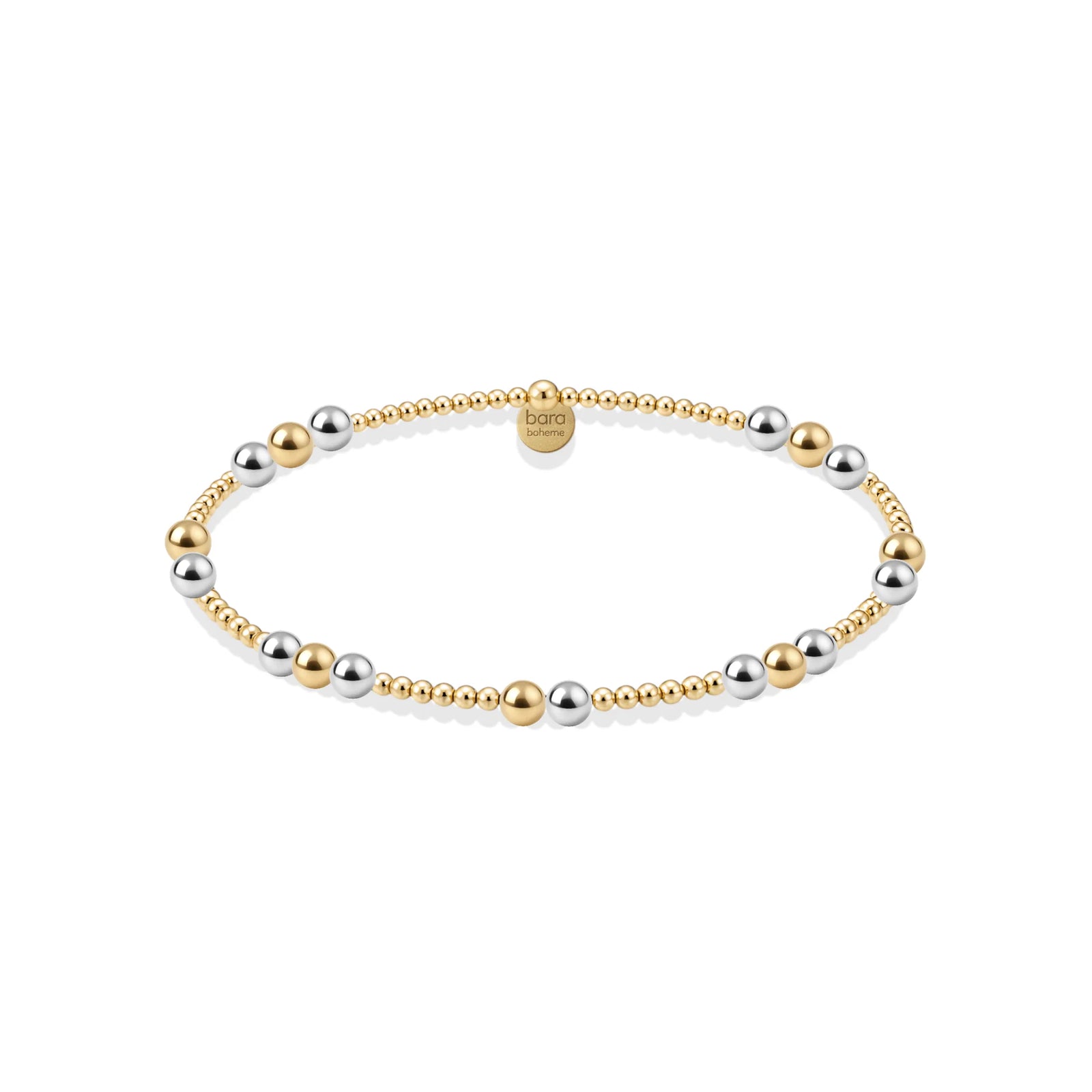 Bara Boheme Signature Carolyn 2Tone Beaded Gold Filled Bracelet