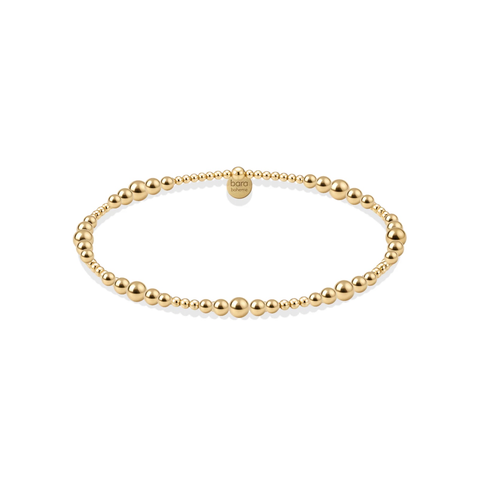 Bara Boheme Signature Janelle Beaded Gold Filled Bracelet