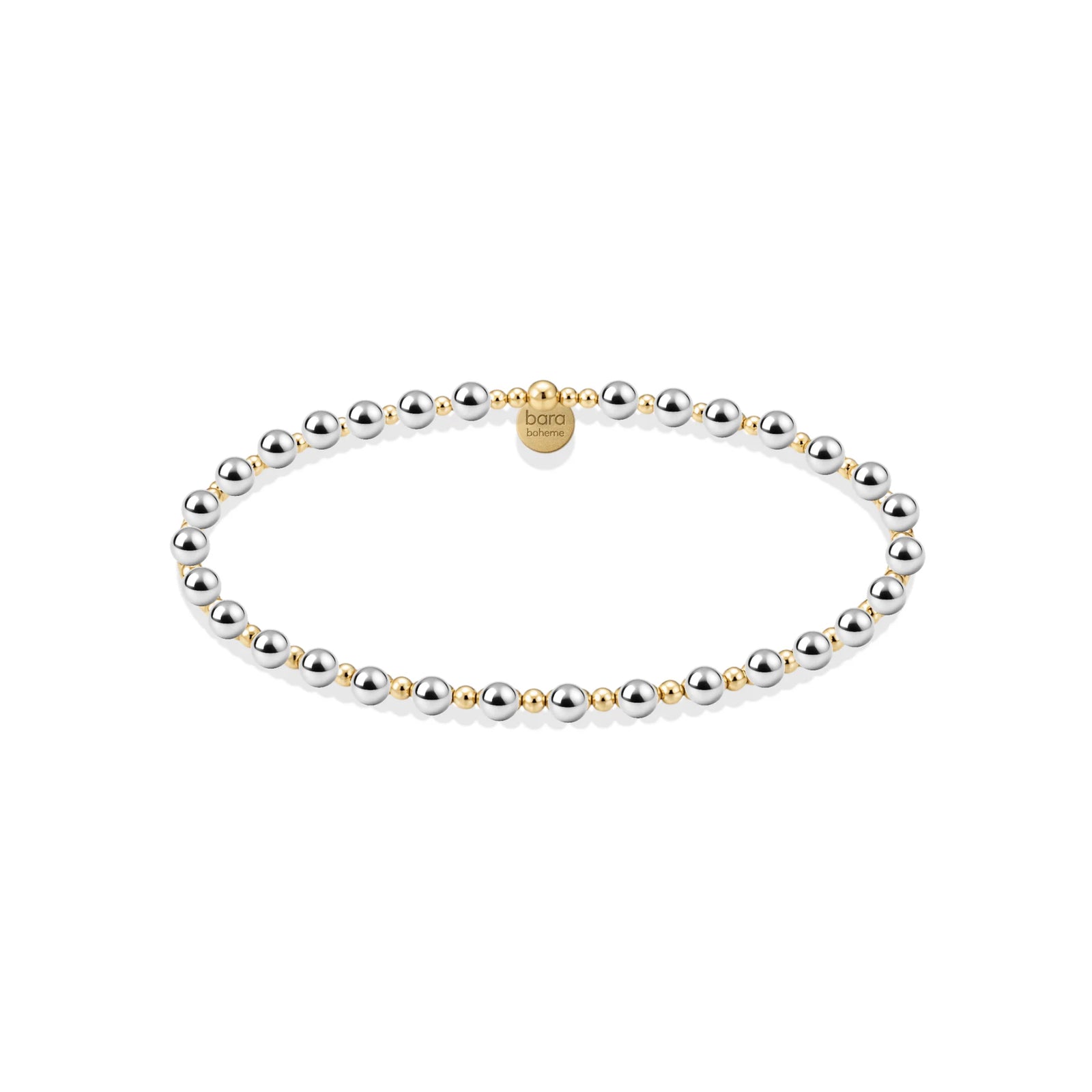 Bara Boheme Signature Nicole 2Tone Beaded Gold Filled Bracelet