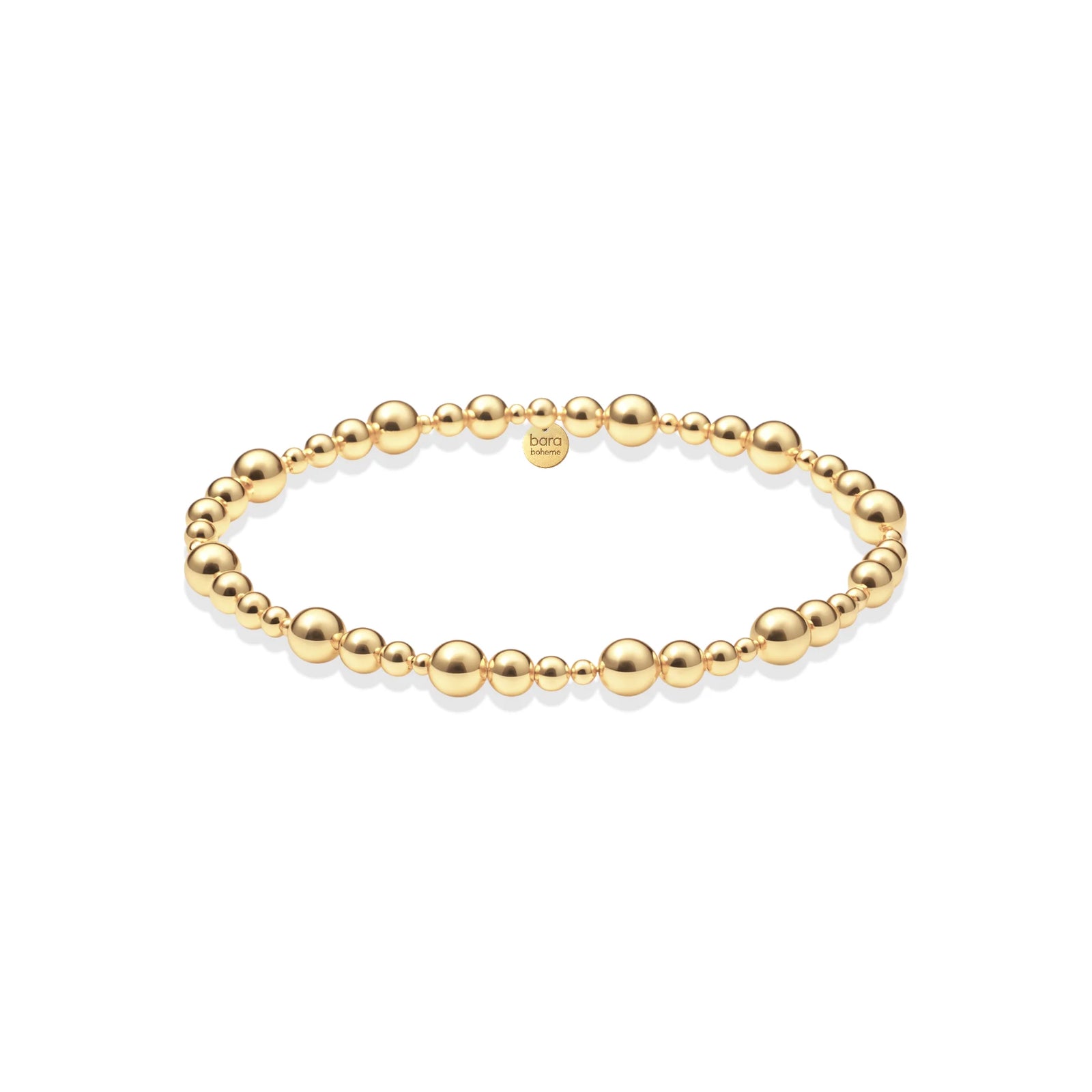 Bara Boheme Signature Tiff Beaded Gold Filled Bracelet