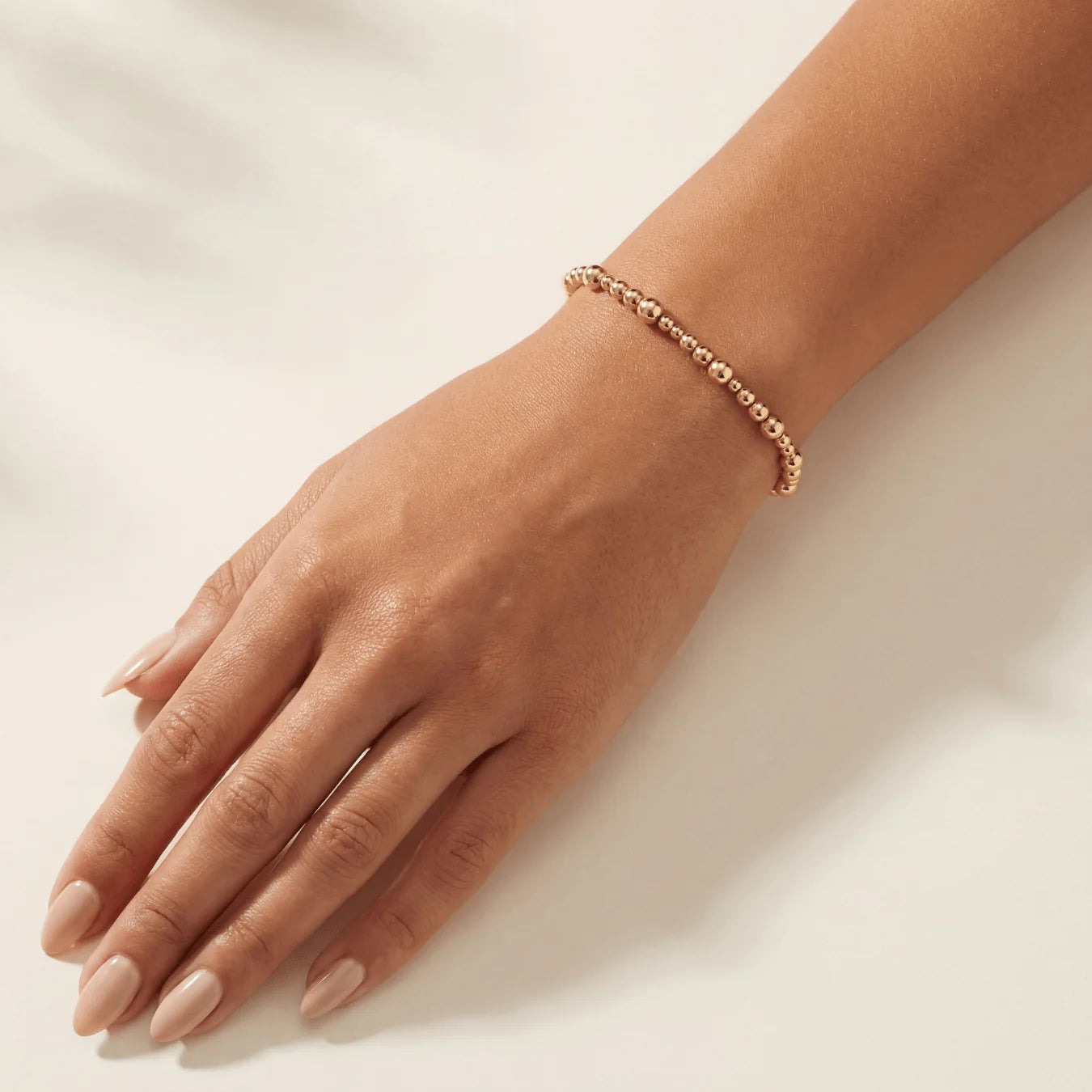 Bara Boheme Signature Tiff Beaded Gold Filled Bracelet