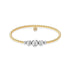 Bara Boheme Signature Victoria 2Tone Beaded Gold Filled Bracelet
