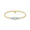 Bara Boheme Signature Victoria 2Tone Beaded Bracelet Gold Filled