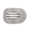 Teleties Large Flat Clip SILVER FLAMES