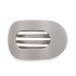Teleties Large Flat Clip SILVER FLAMES