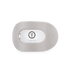 Teleties Medium Flat Clip SILVER FLAMES