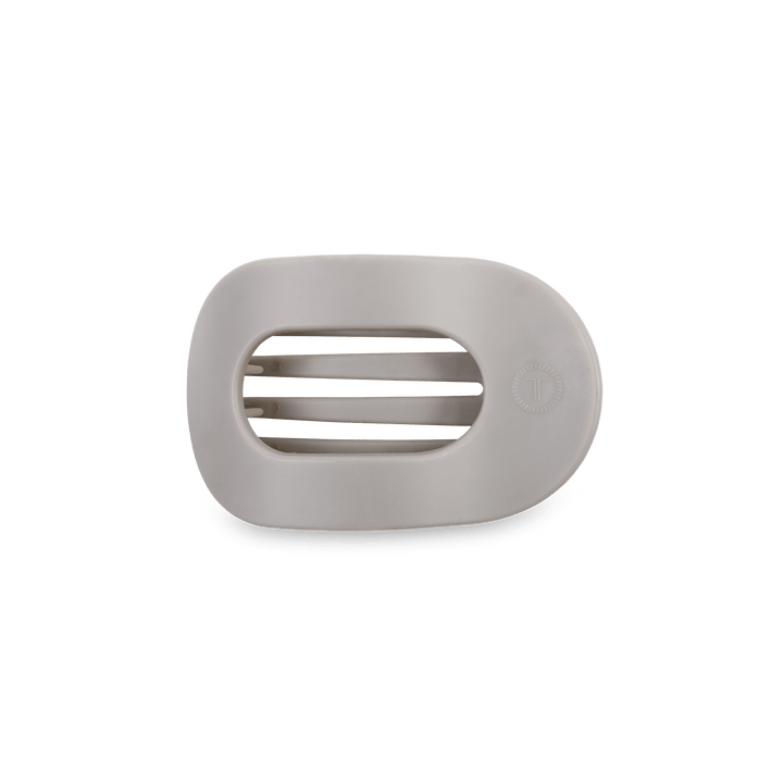 Teleties Small Flat Clip SILVER FLAMES