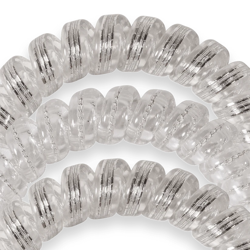 Teleties Large 3-Pack SILVER SLAY