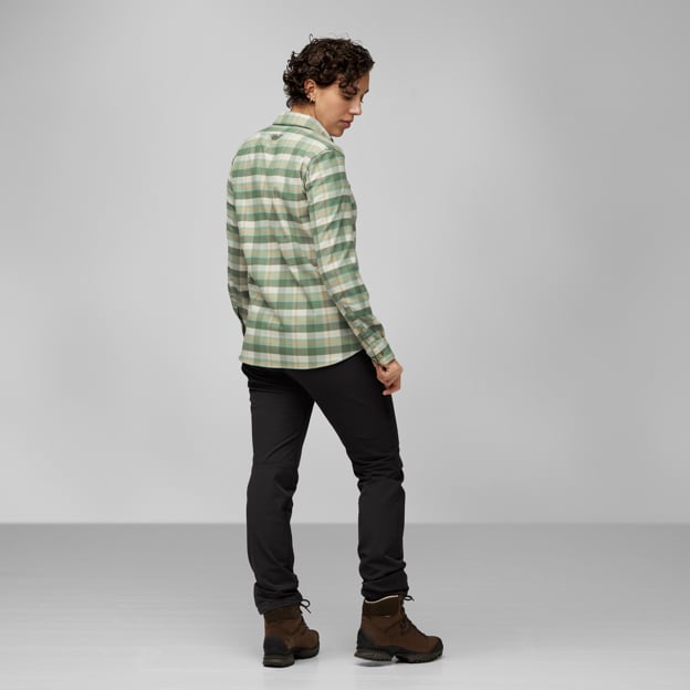 Fjallraven W LS Singi Shirt PORT/PATINA GREEN
