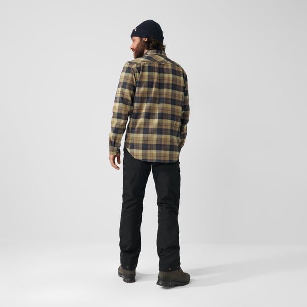 Fjallraven M Singi Heavy Flannel Shirt CHALK WHITE/DARK NAVY