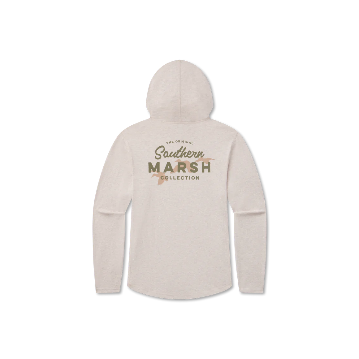 Southern Marsh M Hoodie Tee Three Ducks OATMEAL