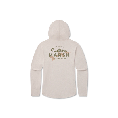 Southern Marsh M Hoodie Tee Three Ducks OATMEAL