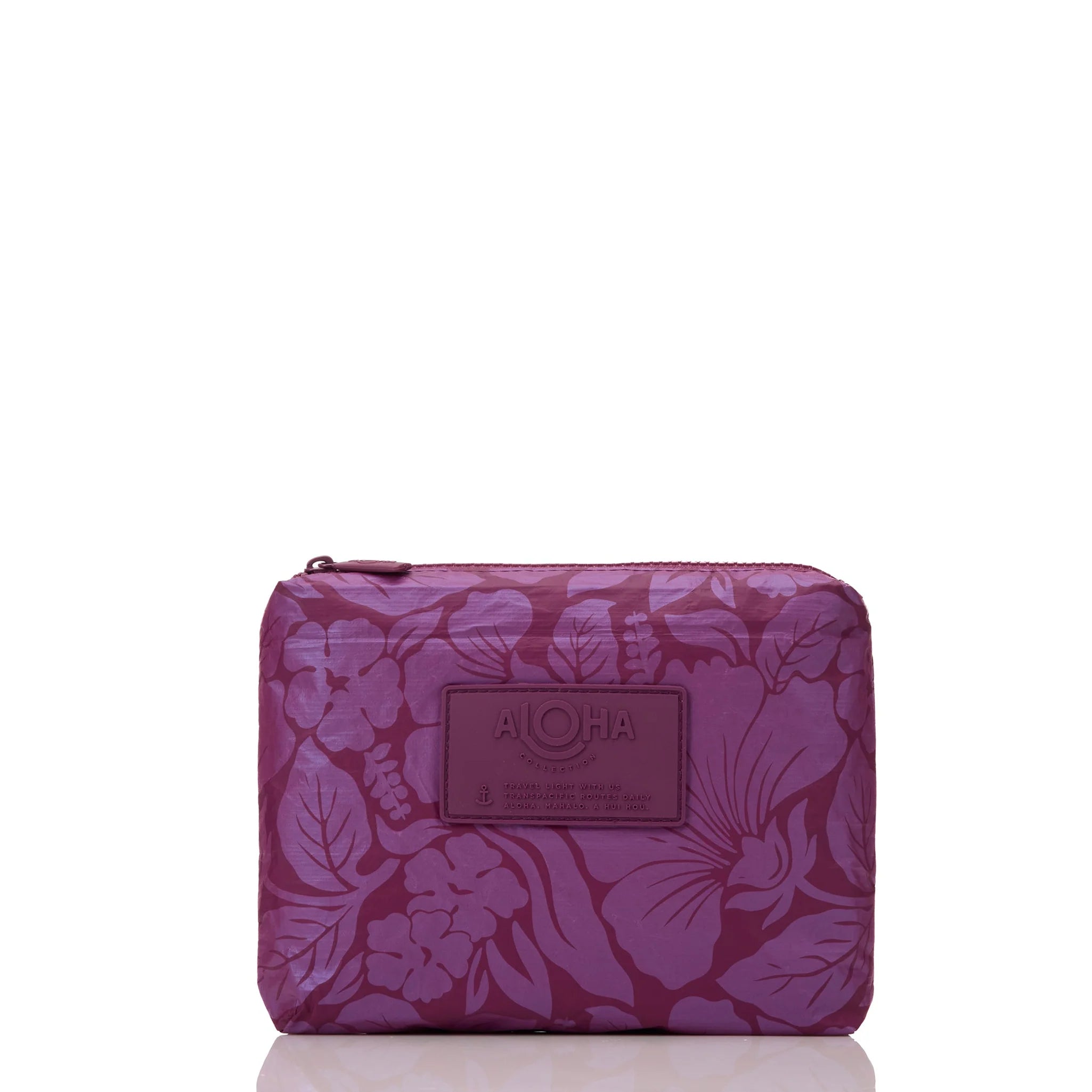 ALOHA Collection Heipua Small Pouch BERRY LUXE on PLUM