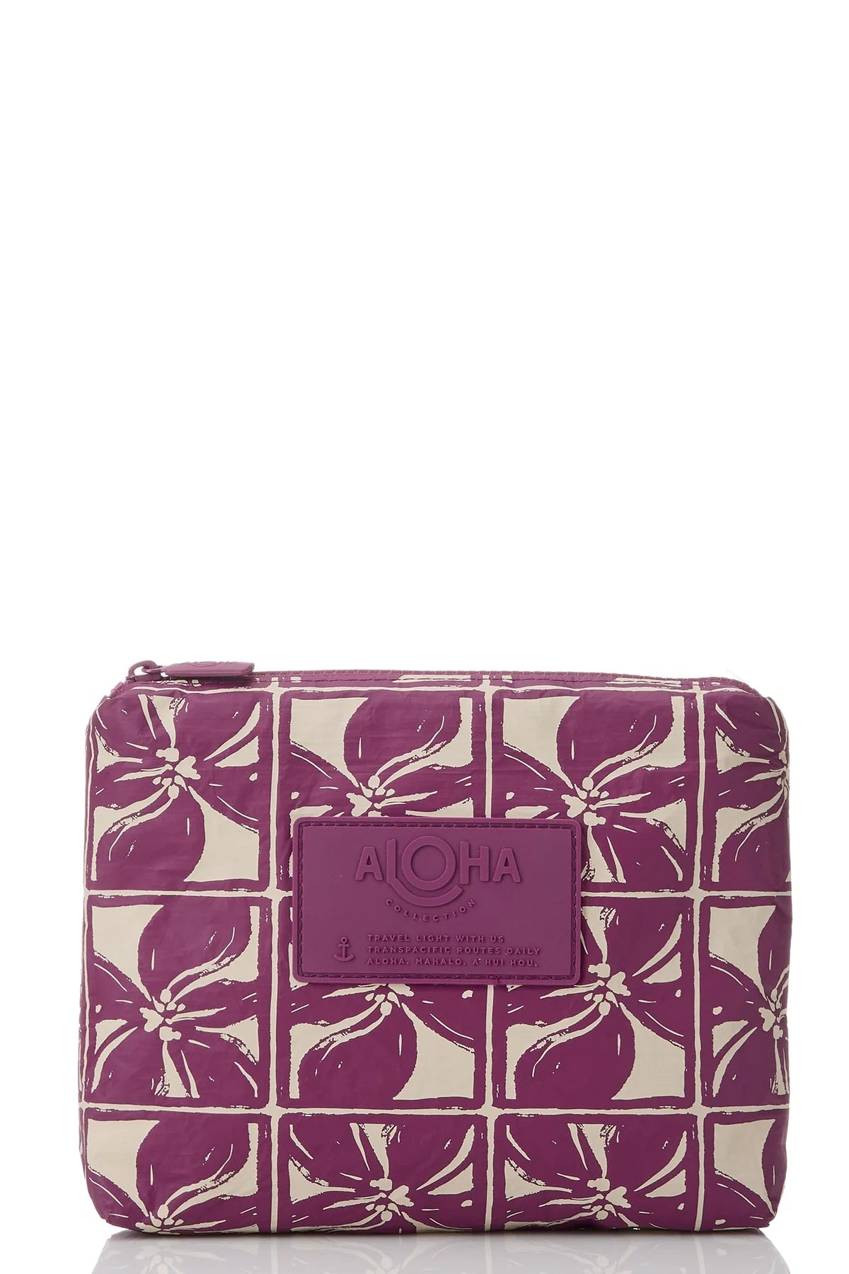 ALOHA Collection Lattice Small PouCh SANDSTONE PLUM