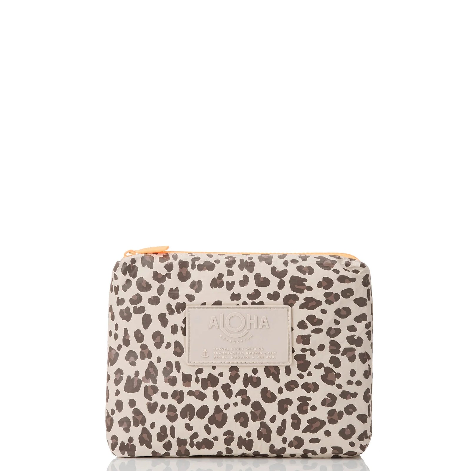ALOHA Collection Leopard Cub Small Pouch COCONUT