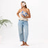 ALOHA Collection Salina Tiny Stripe Small Pouch NAVY