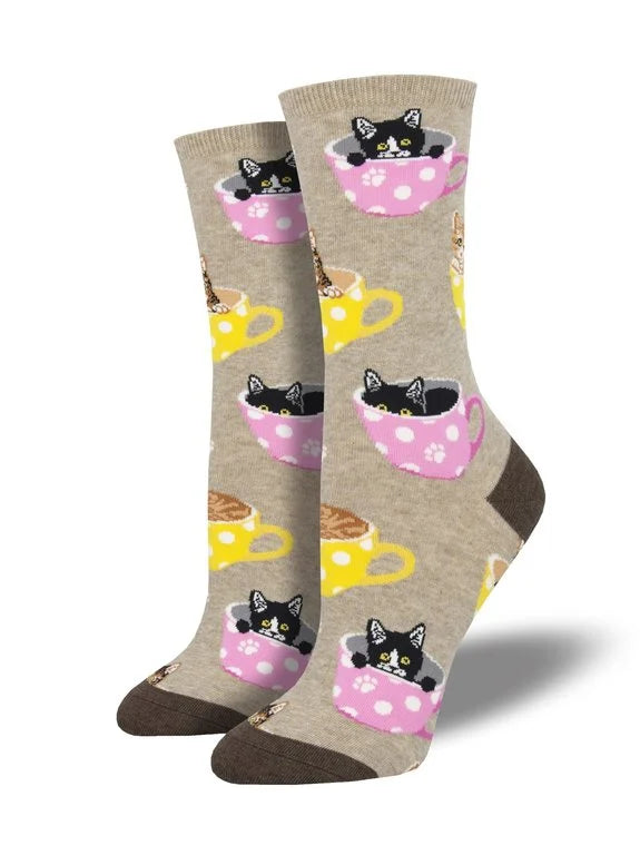 Socksmith W Cat-Feinated HEMP HEATHER