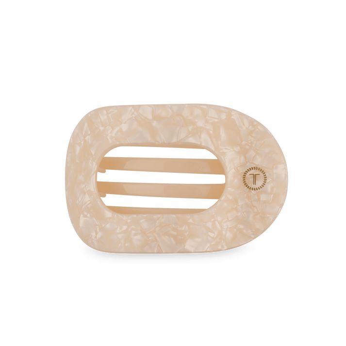 Teleties Medium Flat Round Hair Clip SOFT SURF