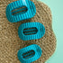 Teleties Large Flat Round Clip SPLASH ZONE