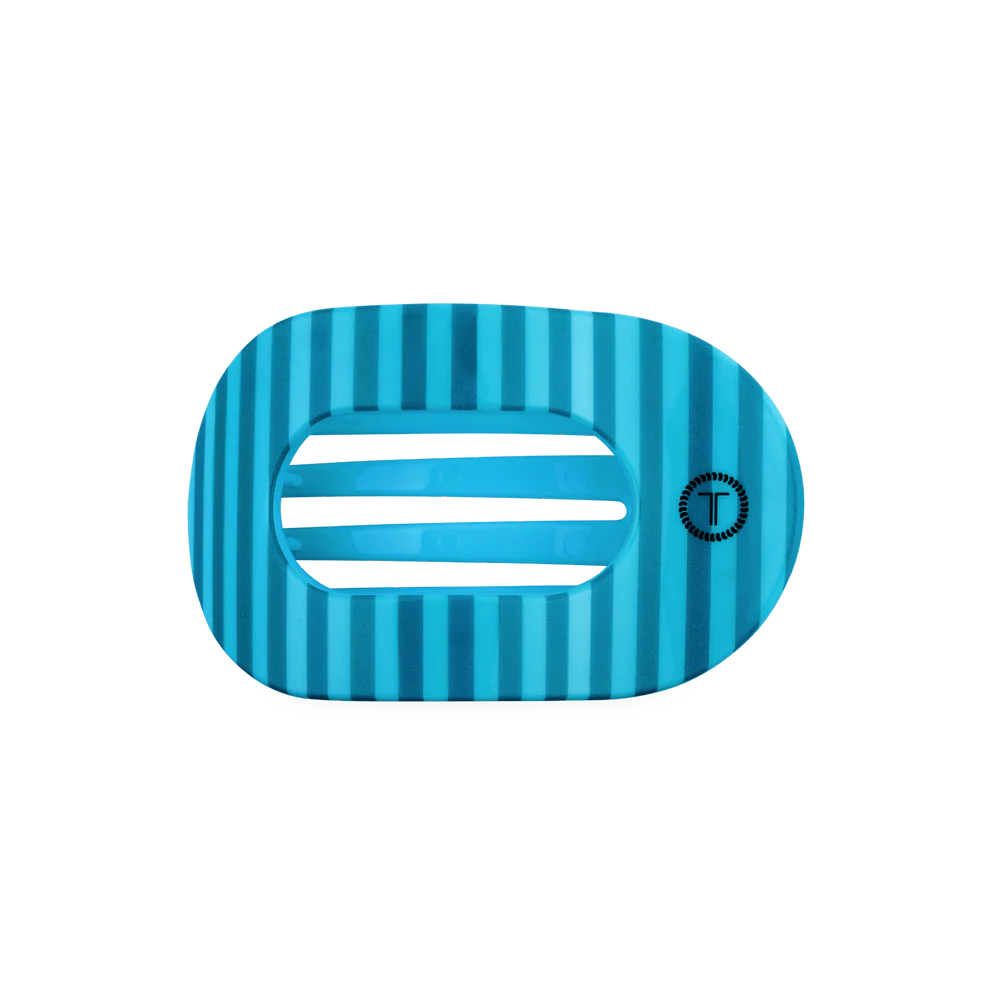 Teleties Medium Flat Round Clip SPLASH ZONE
