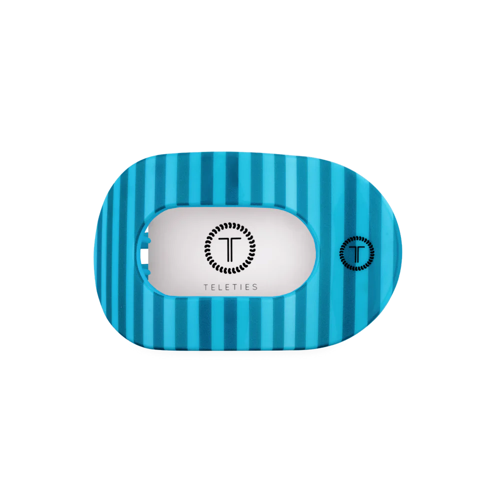 Teleties Medium Flat Round Clip SPLASH ZONE