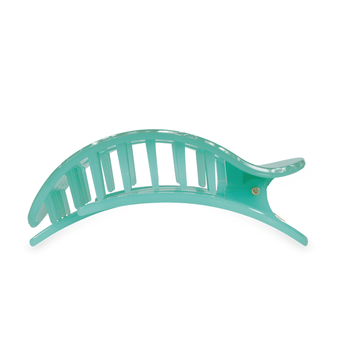 Teleties Large Flat Round Clip SPRING SPLASH