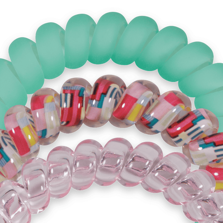 Teleties Large 3-Pack SPRING SPLASH