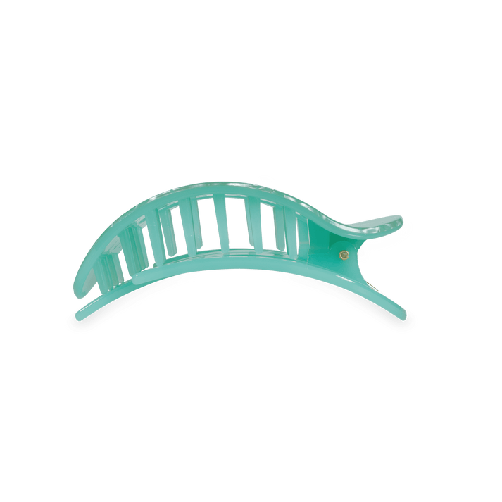 Teleties Medium Flat Round Clip SPRING SPLASH