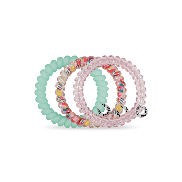 Teleties Small 3-Pack SPRING SPLASH