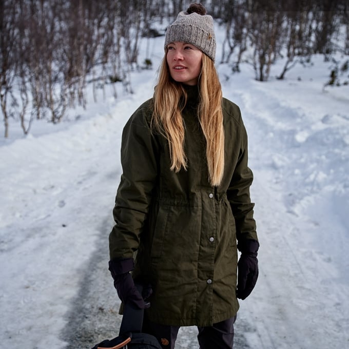 Fjallraven Ovik Pom Hat Beanie CHALK WHITE