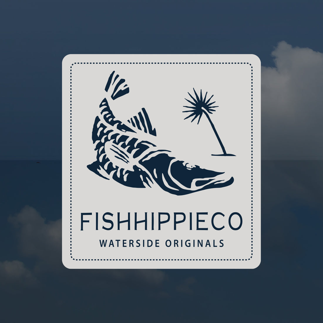 Fish Hippie Sticker SNOOK