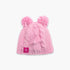 Turtle Fur Kids Fluff Balls Beanie BUBBLEGUM