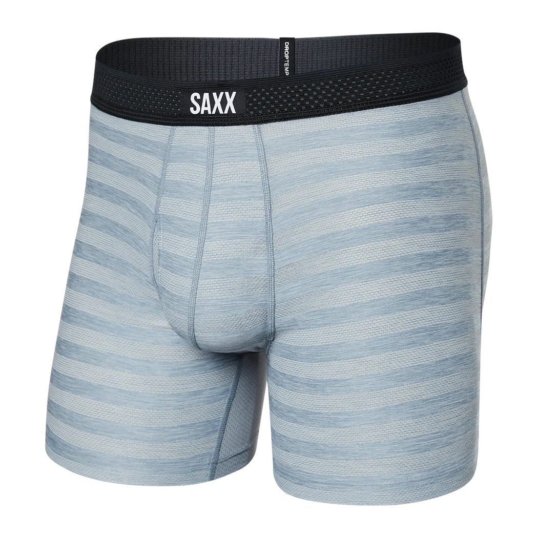 SAXX M Droptemp Boxer Cooling Mesh MID GRAY HEATHER