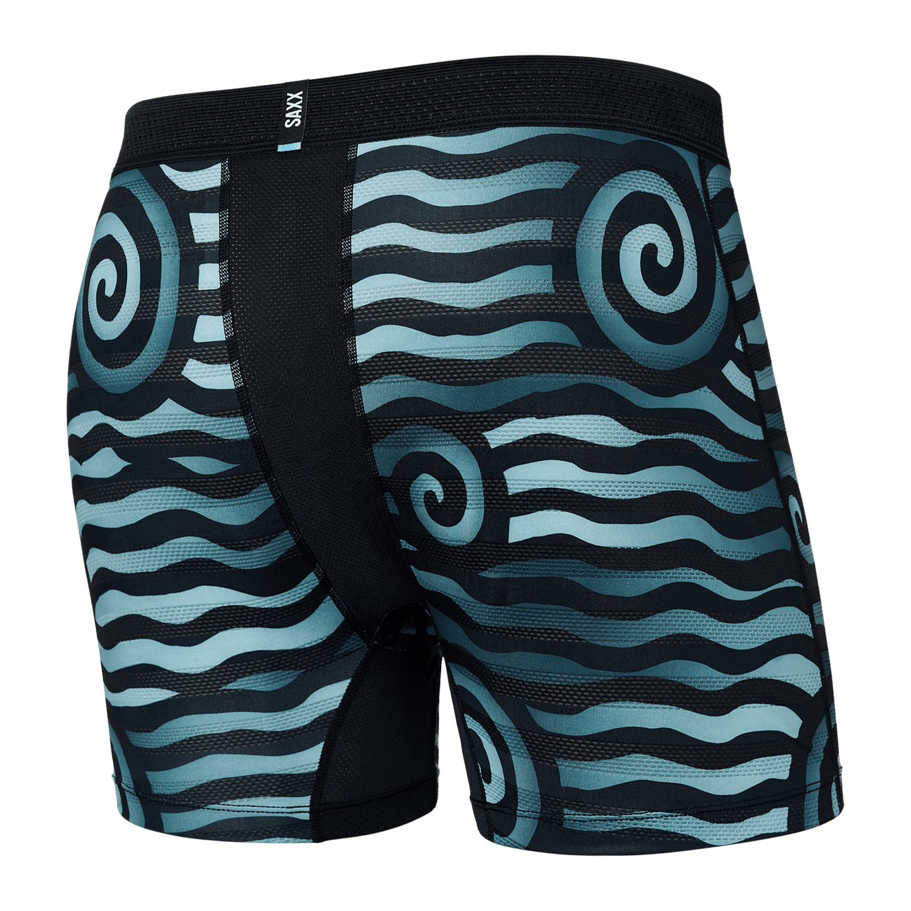 SAXX M Droptemp Boxer Cooling Mesh RIP TIDE STRIPE