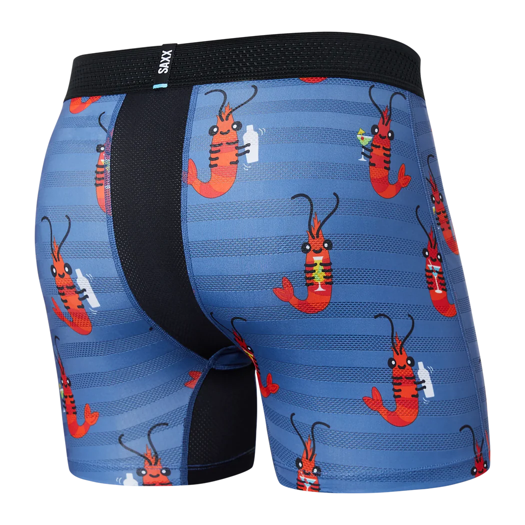 SAXX M Droptemp Boxer Cooling Mesh SHRIMP COCKTAIL