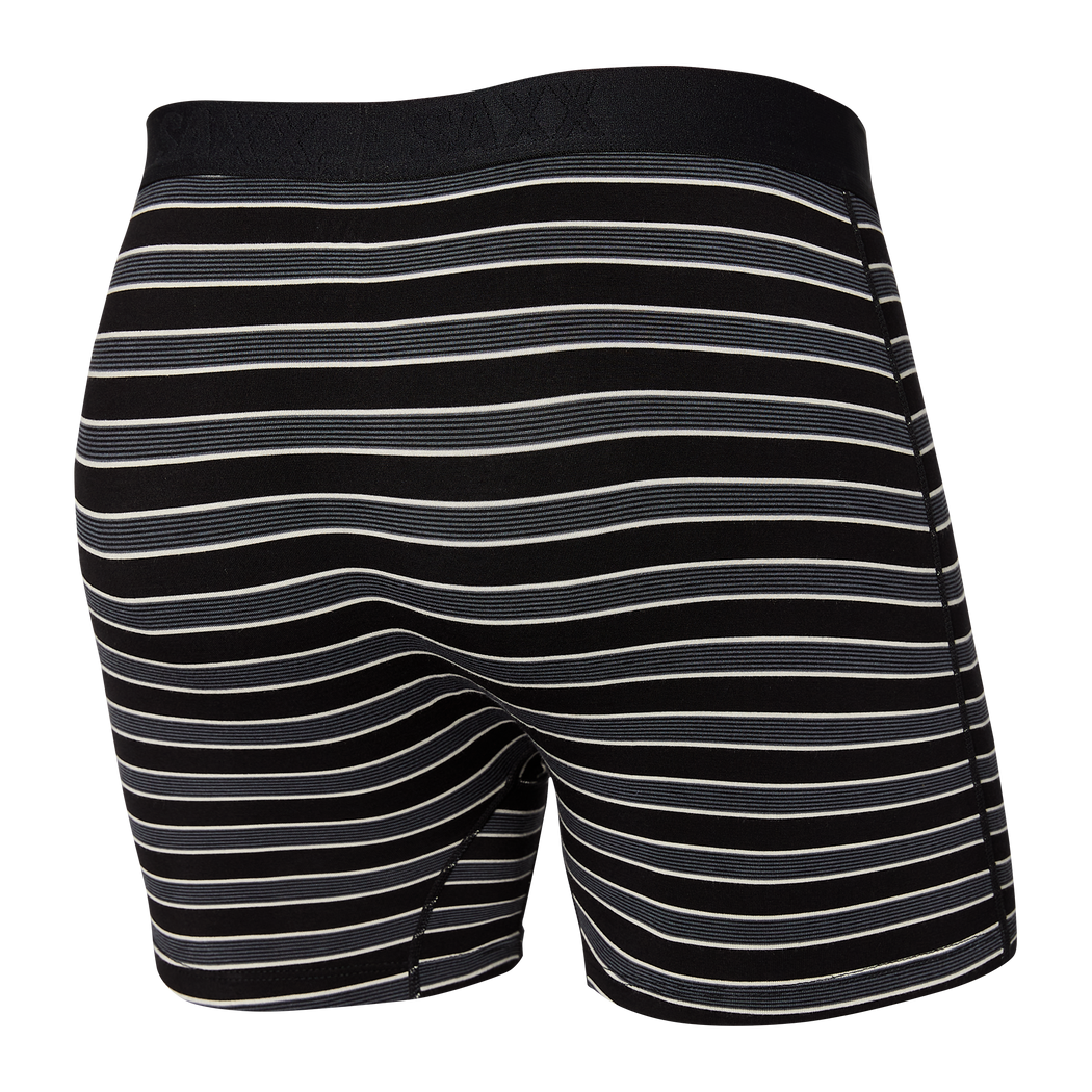 SAXX M Ultra Boxer Brief BLACK CREW STRIPE