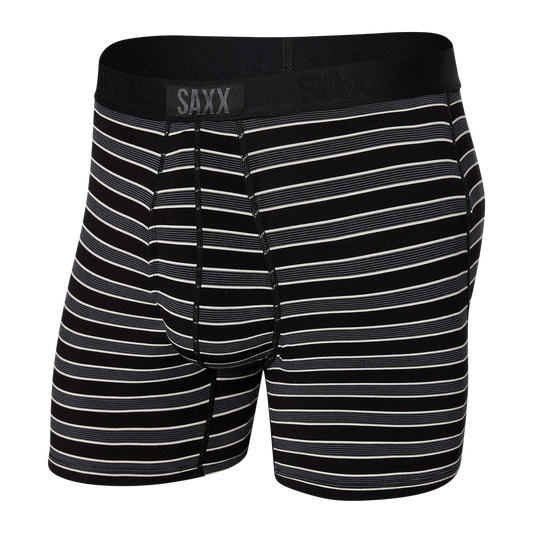 SAXX M Ultra Boxer Brief BLACK CREW STRIPE